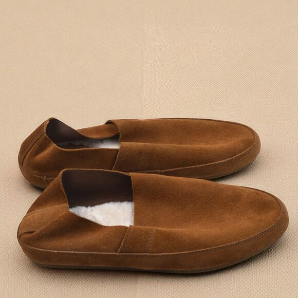 Vince Atlee Shearling Loafers | Size 8 Brown - Picture 3 of 7